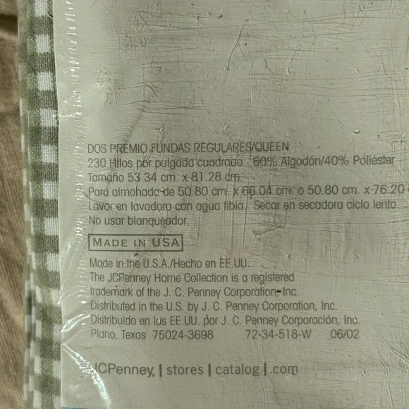 JCPenney Home Cotton Rich Blend Pillowcases - Picture 4 of 5